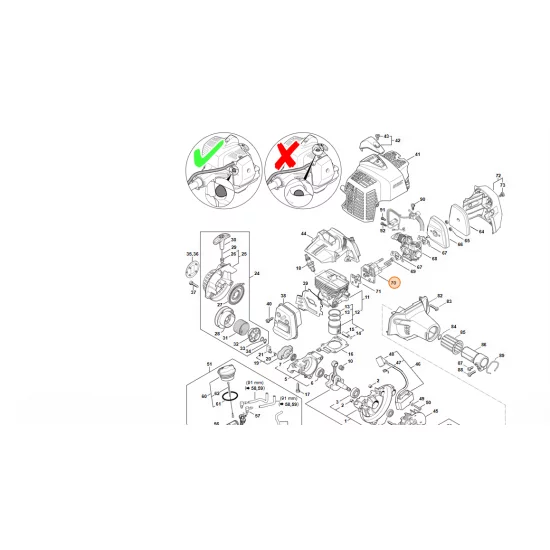 STIHL  Kołnierz pośredni 4149 120 2300
